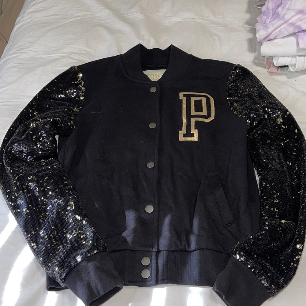 VS PINK Vintage Sequin Jacket